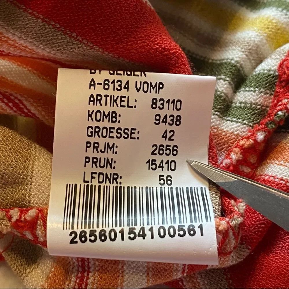 Geiger Collection Striped Tank Size 42 - Picture 6 of 11